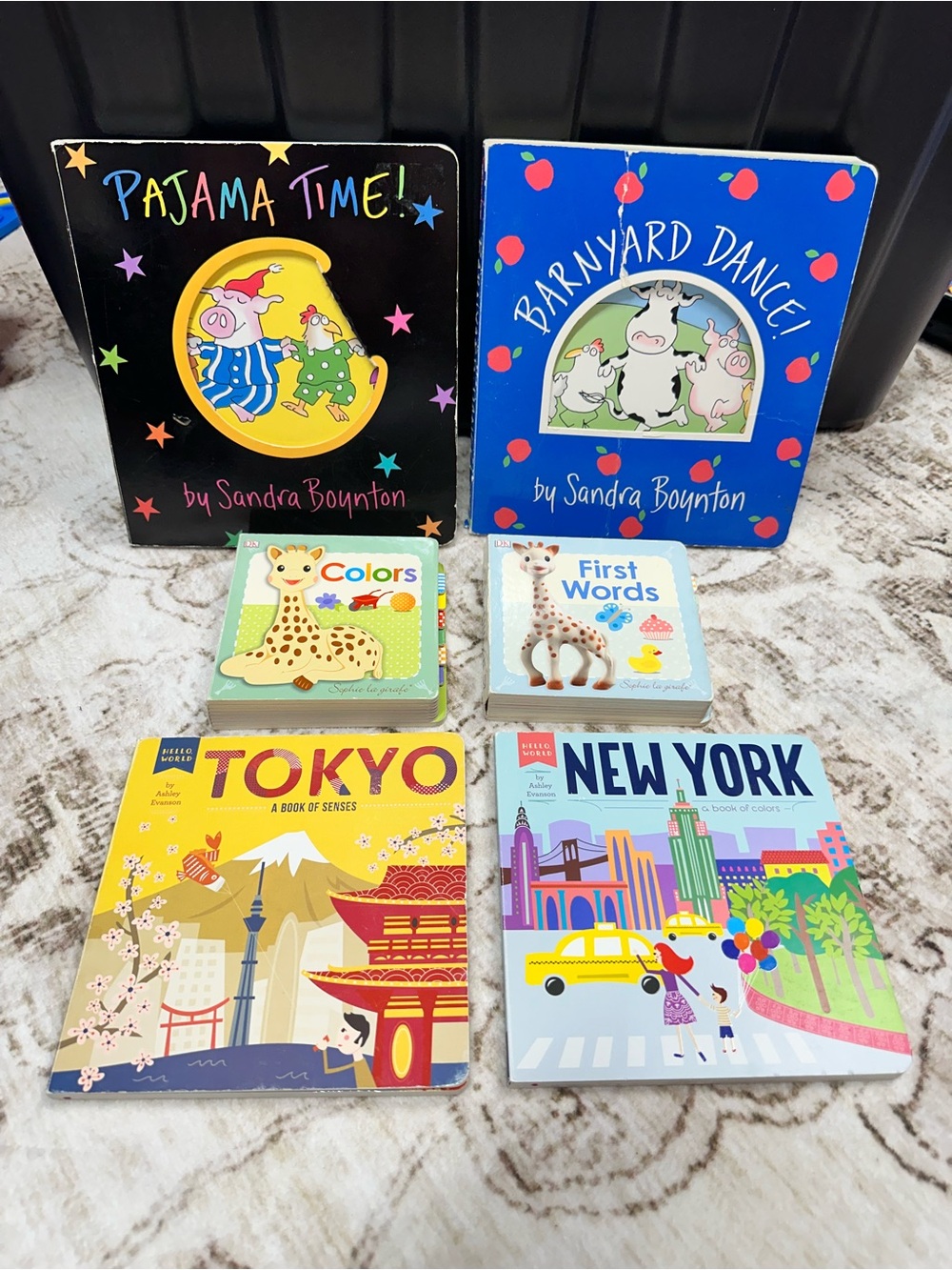 Kids/Toddler Board Books Bundle Sandra Boynton, Sophie la Giraffe